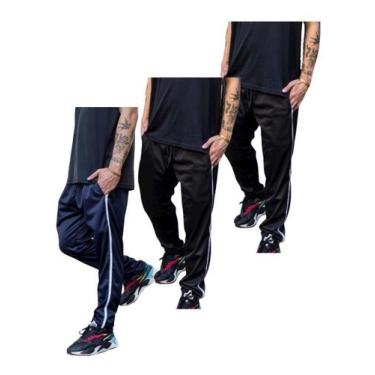 Imagem de Kit 3 Calças Tecido Forrado Modelo Slim Skinny Esportiva 082 - J94 Con