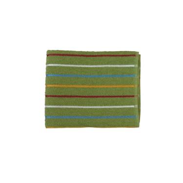 Imagem de Kit 5 Pçs Pano de Copa Prato para Cozinha Bonjour Atoalhado Felpuldo 100% Algodão 70x45cm (Verde)