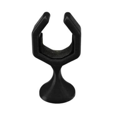 Imagem de Pegciuho Apoio de Mão para Taco de Bilhar, Suporte para Taco de Sinuca, Acessório Esportivo, Portátil, Universal, Prático para Estabilizadores de Pontas Grande, Preto