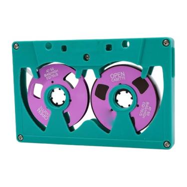 Imagem de Jiawu Carretel para Carretel Fita Cassete Em Branco Som de Metal 50 Minutos Gravação para Amantes da Música Músicos Abs Liga de Alumínio