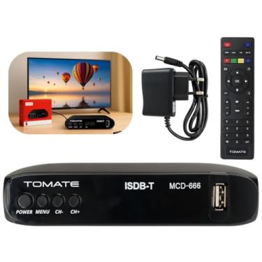 Imagem de Tomate Conversor Digital MCD-666 ISDB-T para TV Analógica, Full HD, HDMI e AV, com Controle Remoto