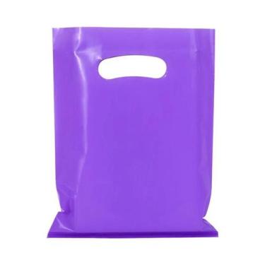 Imagem de Sacolas Plásticas Multicoloridas Com Alça 10-20 Unidades Para Casament