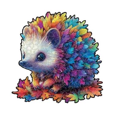 Imagem de Quebra-Cabeça De Madeira De Animais Para Adultos E Crianças, Quebra-Ca