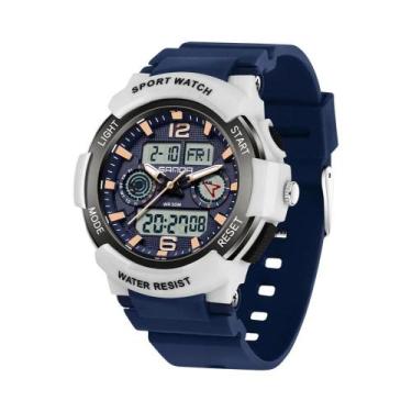 Imagem de Relógio Esportivo Unissex À Prova D'Água Quartz Multifuncional Moda Es