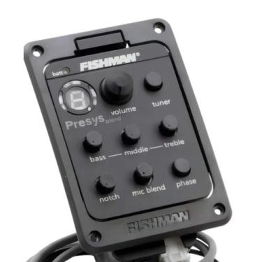 Imagem de Captador Fishman Presys 301 Violão com Mic Interno Afinador Equalizado
