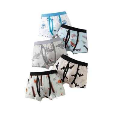 Imagem de Conjunto De 5 Peças De Roupa Íntima Confortável E Fashion Para Meninos