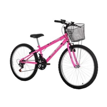 Imagem de Bicicleta Aro 20 Sweet Girl com Cesta V-Brake Rosa Mormaii