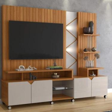 Imagem de Rack Painel Home Cross Tv Até 55 Polegadas Led - - Lukaliam, Jequetibá