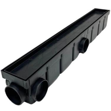 Imagem de Ralo Linear Oculto 6x50cm Invisivel Cola Piso pra Banheiro Lavabo Área