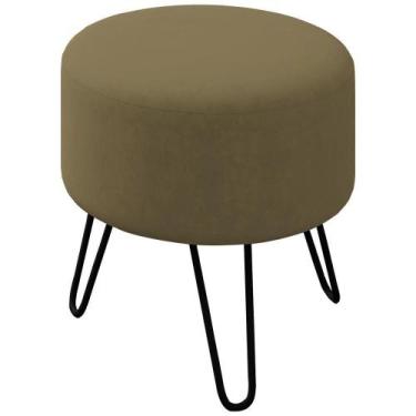 Imagem de Puff Puf Para Sala Pes Metal Small Veludo Sl 945 Peer Sl 945 - MILANI 