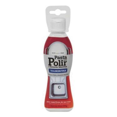 Imagem de Pasta para Polir Superfície Inox 200G para Remover Manchas e Dar Brilho em Aço Inoxidável Tramontina