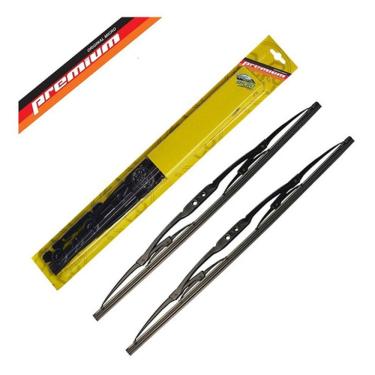Imagem de Par de Palhetas Dianteiras F103 Hilux SW4 G2 05 a 15 Limpeza Eficiente do para-brisa com Estrutura Metálica Micro Uny