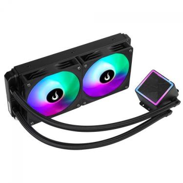 Imagem de Water Cooler Rise Mode Black, Rainbow, 240mm, Intel-AMD, Preto, RM-WCB
