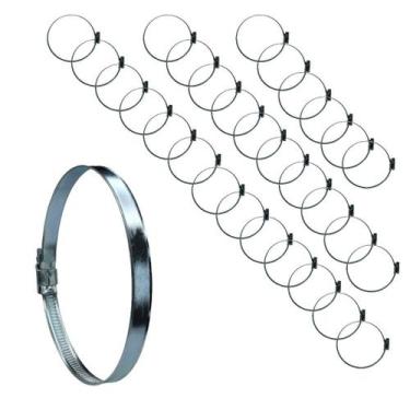 Imagem de KIT 30 Abraçadeira 83x102mm Alta Pressão Rosca Sem Fim - Lumaflex