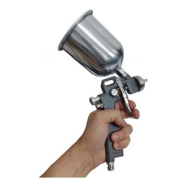 Imagem de Pistola Pintura P/ Fibra Vidro Bico 4.0 Mm- Caneca Aluminio - PDR