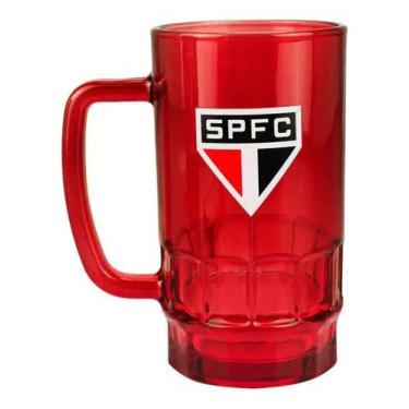 Imagem de Caneca Vidro Time Futebol Corinthians Santos Spfc Palmeiras - - Duarte