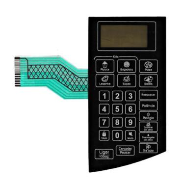 Imagem de Membrana teclado Para forno Microondas Philco Pmo 25 l Preta - opicina