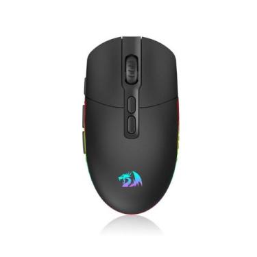Imagem de Mouse Gamer Redragon Invader Pro Sem Fio RGB 10000DPI 1000hz 9 Botões 