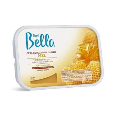 Imagem de Cera Quente Depil Bella 500g com Mel - Depilação Eficiente - no-brand