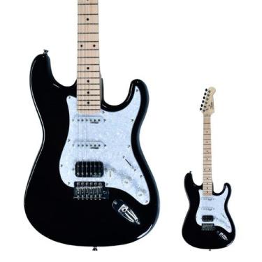 Imagem de Guitarra Strato HSS Ash Shelter SSW ASH PRO Transparent Black