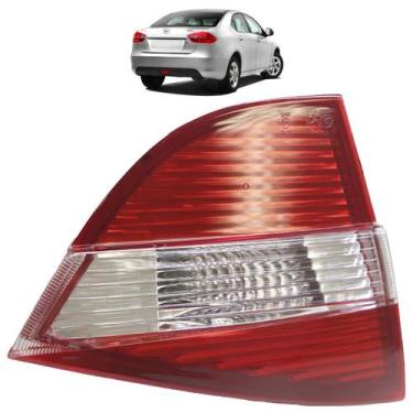Imagem de Lanterna Traseira Jac J5 2012 2013 2014 2015 2016 2017 Bicolor Porta M