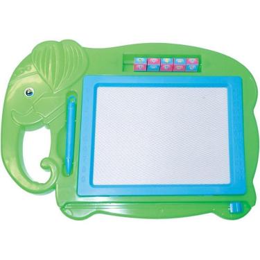Imagem de Lousa Infantil Mágica RF15 33x23cm com Peças Destacáveis de Números e Sinais Toy Mix