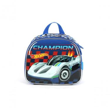Imagem de Lancheira LA42623HW Hot Wheels Térmica com Alça Carona 4,2L Azul Luxcel