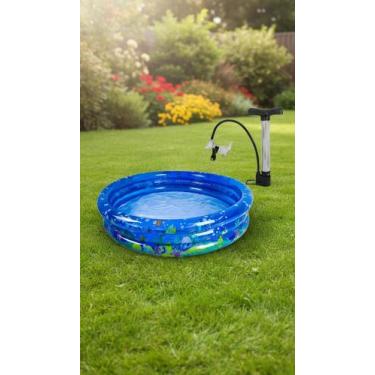 Imagem de Piscina Inflável Infantil 253L Com Bomba De Ar - Congratulations Store