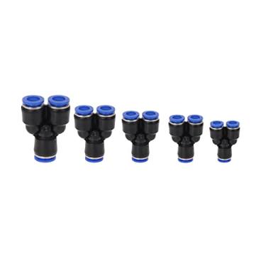 Imagem de Conector pneumático de 50 pcs Connector4 / 6/8/ 10/ 12mm Connector de traquea PU Gás de tubo de mangueira de água de ar plástica YYDFPIIA (Color : 50Pcs-PY Fittings)