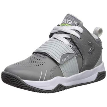 Imagem de Skechers Tênis infantil unissex Powershot, Carvão/Cinza, 3 Medium US Little Kid