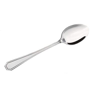 Imagem de Conjunto com 12 Colheres inox para Sobremesa x com cabo Chanfrado, CLS15, Euro Home