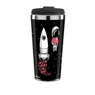 Imagem de Copo Termico Namorados I Love you to the mon and back