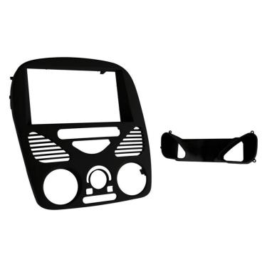 Imagem de Moldura 2 Din Palio G2, Siena Fire, Strada 1.4 Fire c/ Ar 02/14 - Fiamon - Preto Fosco