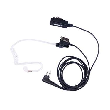 Imagem de Fone de ouvido de tubo acústico transparente com 2 pinos JEUYOEDE com microfone PTT para Motorola CP200 D CP300 CLS1110 CLS1410