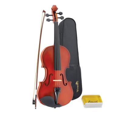Imagem de Violino Clássico Vivace Mozart Mo44 4/4 Natural Com Case