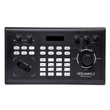 Imagem de FEELWORLD Controle de câmera PTZ KBC10 com controle de joystick e teclado suportado. Controle remoto 1200M e até conectar 255 câmeras PTZ