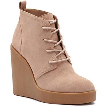 Imagem de Jessica Simpson Bota feminina Mesila Wedge Boot Ankle Boot, Cheyenne, 9
