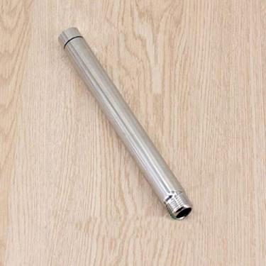 Imagem de 1pcs 6" 8" Tubo 10" 12" Tubo de extensão do chuveiro de aço inoxidável portátil cromado do chuveiro do chuveiro banheiro do braço ajustável, 8in(20cm)