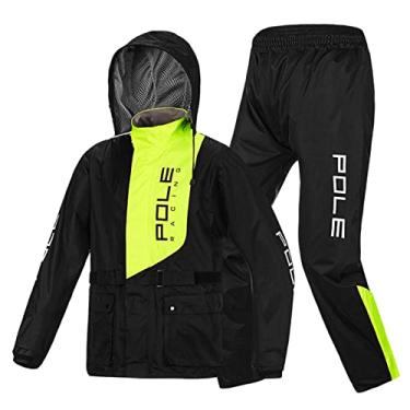 Imagem de Tingpai Roupa de chuva masculina impermeável e respirável jaqueta e calça pa moto golfe ciclismo pesca caminhada