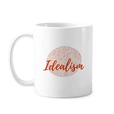 Imagem de Caneca de pintura de planta linha de flores de sol cerâmica xícara de porcelana de café louça