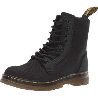 Imagem de Botas de borracha infantis de nylon pentes Dr. Martens, Black Extra Tough Nylon/Rubbery, 12 Little Kid