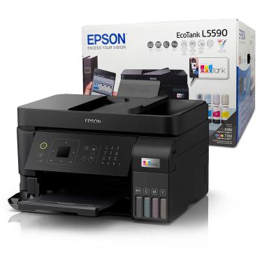 Imagem de Impressora Multifuncional Epson Ecotank L5590, Colorida, Wi-Fi, USB 2.0, Bivolt - C11CK57302