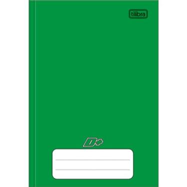 Imagem de Tilibra D+ - Caderno Brochura Capa Dura, 1/4 Pequeno, 14x20cm, 96 Folhas, Verde