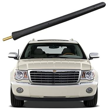 Imagem de Antena curta para Chrysler Aspen (2007-2009) Recepção Premium de Rádio – 16 cm à prova de lavagem de carro, substituição interna de mastro de antena de bobina de cobre