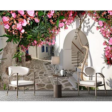 Imagem de Eierme Papel de parede mural tradicional Backalleys of Amorgos Grécia para quarto 261 cm x 175 cm
