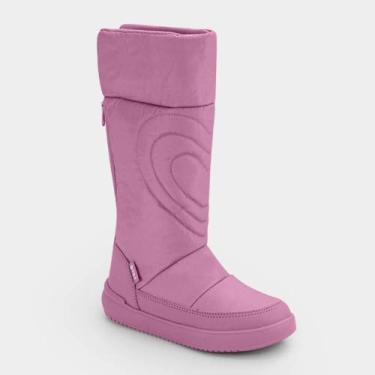 Imagem de Bota Infantil Cano Longo Bibi Urban Kids Drop Rosa - Calçados Bibi