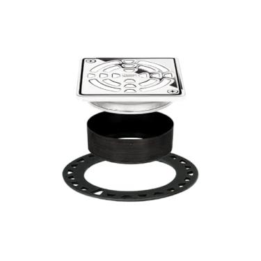 Imagem de Schluter Kit de ralo Kerdi-Drain, 10 cm cromado