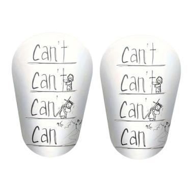 Imagem de Dynwave 1 par mini caneleiras de futebol equipamentos de proteção protetor acessórios engrenagem pequena caneleiras de treinamento de futebol para meninos, Letras Pretas Brancas, XS