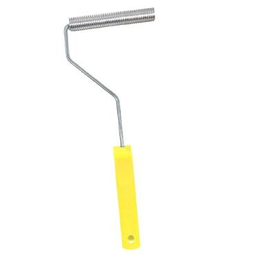 Imagem de WeiLaiKeQi Ferramenta de rolo de fibra de vidro, rolo de bolha para banheira, chuveiro, reparo de barco, portátil, rolo de laminação de resina de fibra de vidro, 4 polegadas