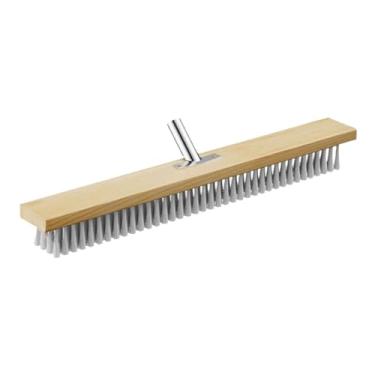 Imagem de IEUDNS Cabeça de escova para piso, vassoura, cabelo curto, fio resistente, cabeça para garagem, decks de madeira, quintal, banheira, 50CM